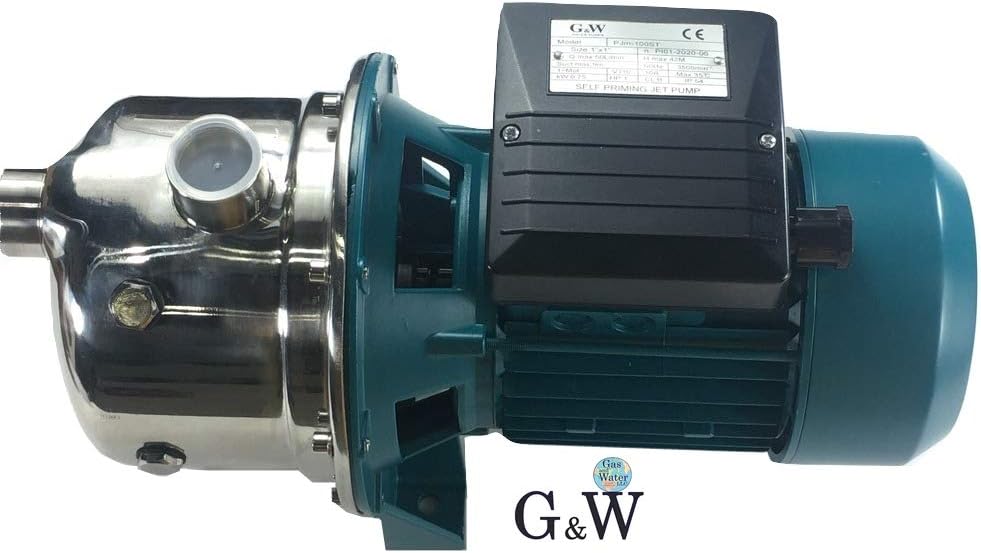 Shallow Well Jet and Booster Pump with Smart Controller Home Pressure 1 HP 110 V GW Tankless No Need for Pressure Tank Max.Flow:13GPM Max.Height:137ft.