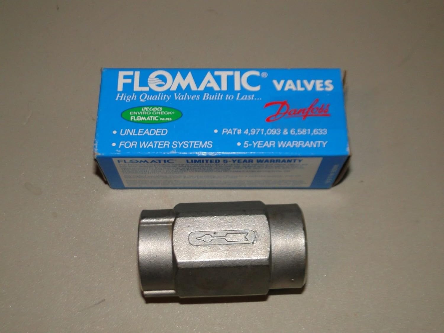 STAINLESS STEEL 1 1/4(1.25) CHECK VALVE for WATER WELL PUMP Pressure TANK FLOMATIC 4202SS2