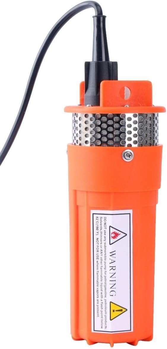 Amarine Made 12V DC Submersible Deep Well Water Pump/Alternative Energy Solar Battery Powered Water Well Pump for Remote Water Needs