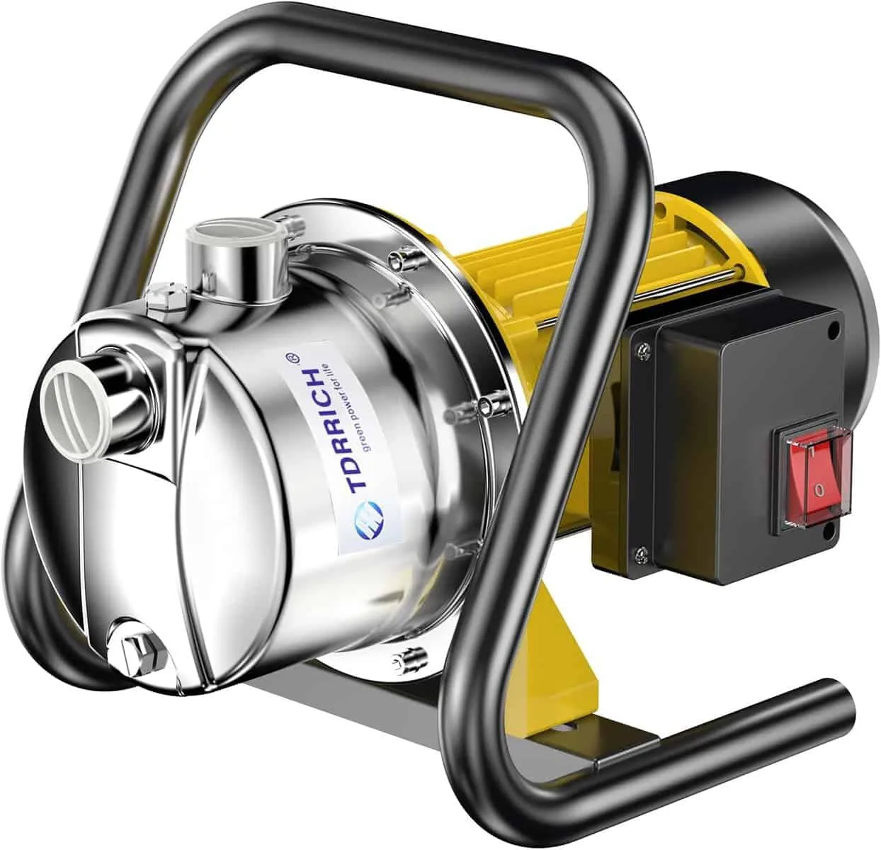 TDRRICH 1HP Water Pressure Booster Pump for Whole House,Shallow Well Portable Water Stainless Steel Pumps,Self-priming Jet Transfer Pump Switch Automatic 110v AC for Lawn Garden Sprinkler Irrigation TDRRICH 1HP Water Pressure Booster Pump for Whole House,Shallow Well Portable Water Stainless Steel Pumps,Self-priming Jet Transfer Pump Switch Automatic 110v AC for Lawn Garden Sprinkler Irrigation