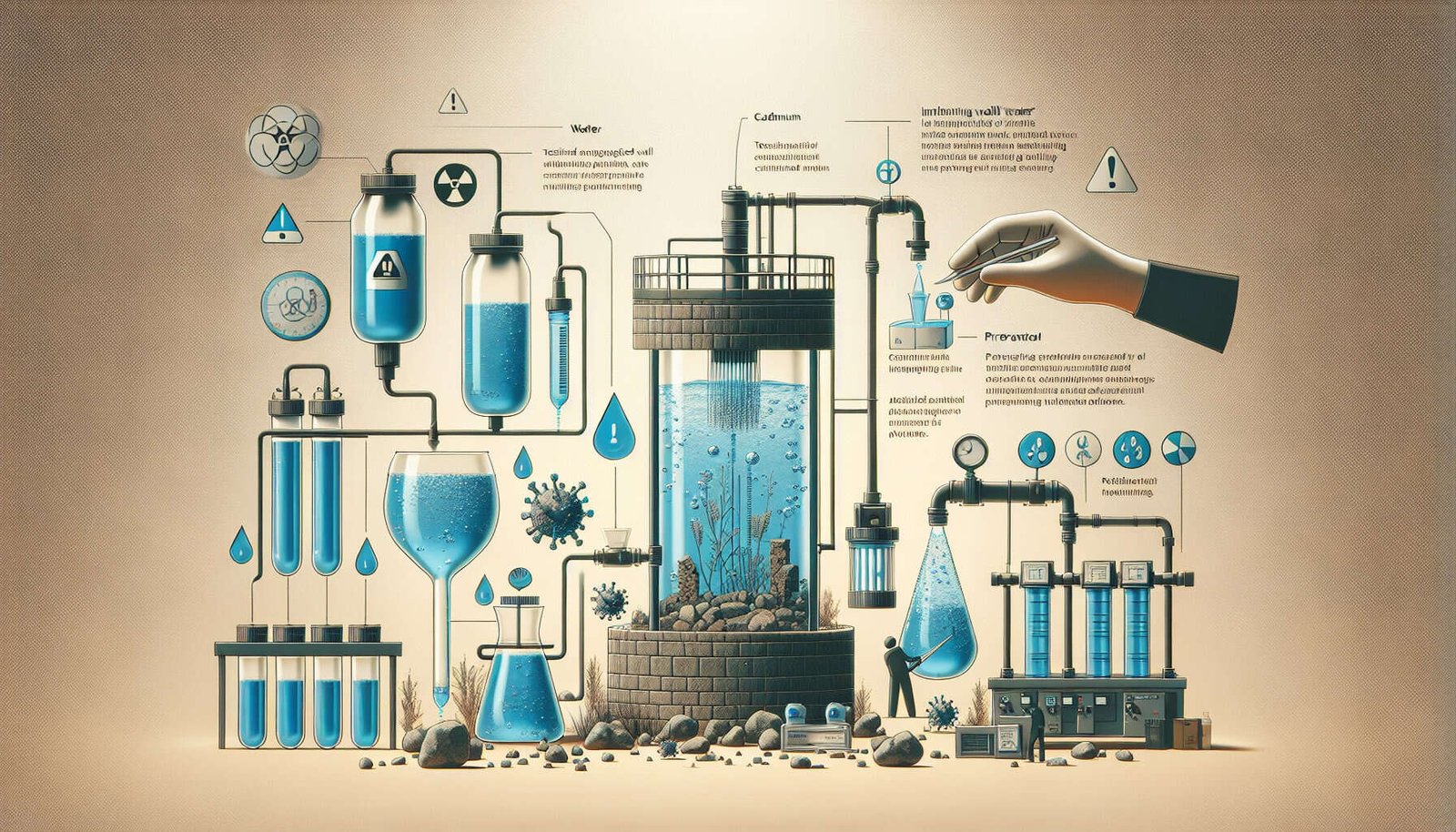 How Can I Maintain Well Water With High Levels Of Cadmium?