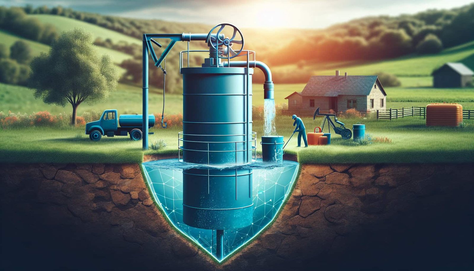 How Do I Address Safety Concerns Related To Well Water In Areas With Well Water Pressure Tank Maintenance Requirements?