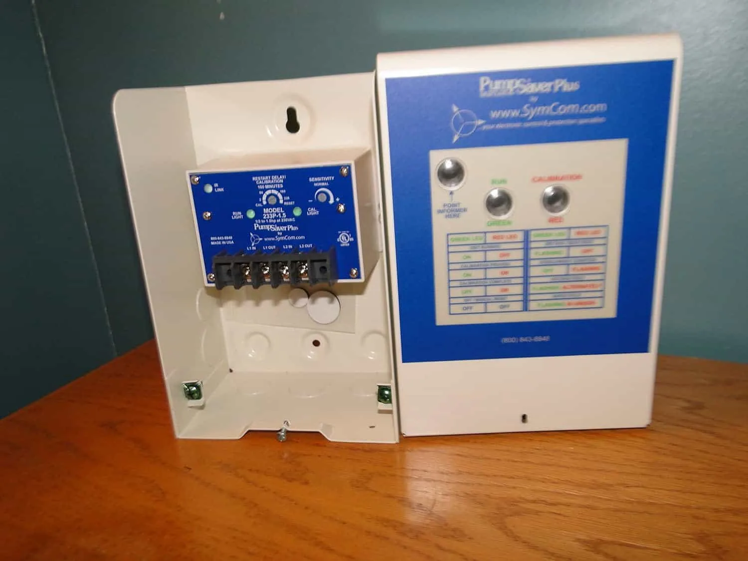 PumpSaver Plus 233P-1.5-ENCL SymCom Low Yield Water Well Pump Protection MADE IN USA