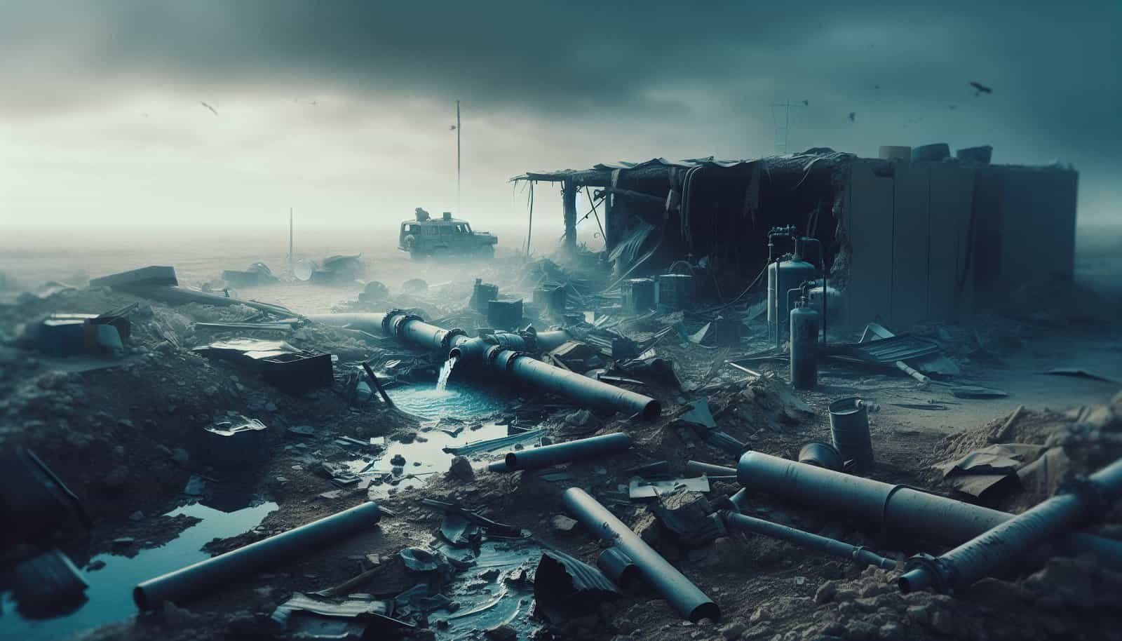 Israel airstrike bombs major water line, sewage station and water wells in Gaza Israel airstrike bombs major water line, sewage station and water wells in Gaza